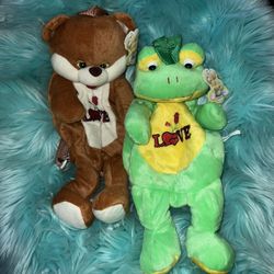 Plush Backpacks $5 Each 