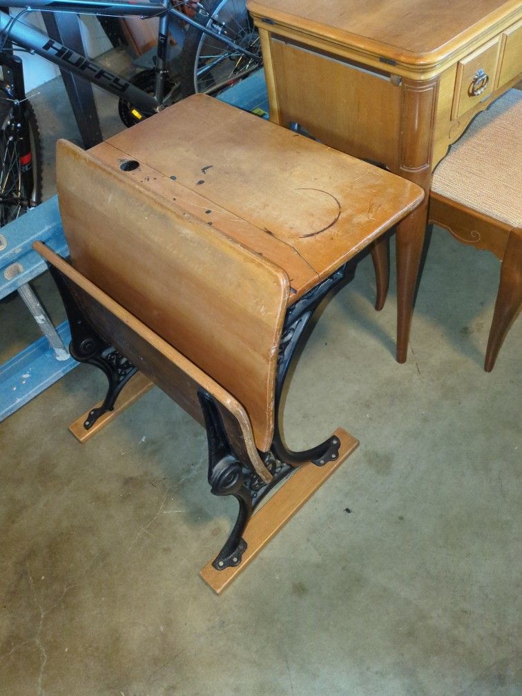 Antique School Desk
