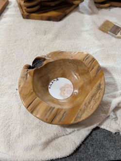 Handcrafted Teak Wood Decorative Bowl