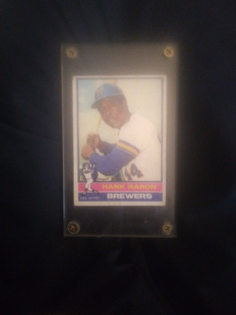 1976 HANK AARON #550