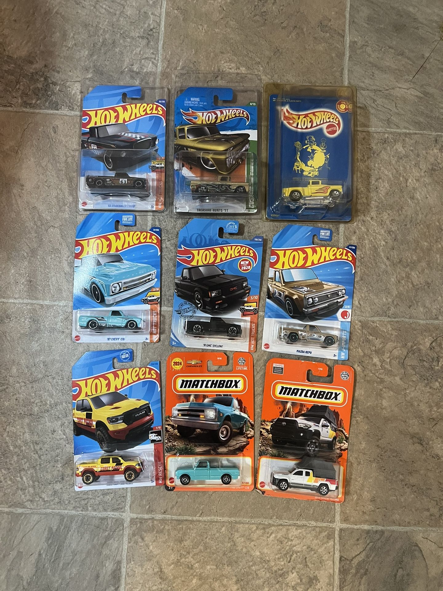Hot Wheels & Matchbox Trucks