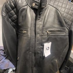 BRAND NEW.  2X Artistry Leather Jacket