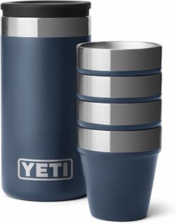 YETI  Shot Glasses with Carrying Case set of 4