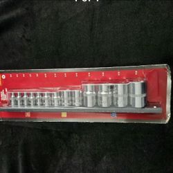 3/8 in. Drive Standard SAE Socket Set (10-Piece)
Questions &