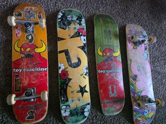 Skateboard deck and extras