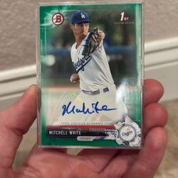 Signed Baseball Card (Mitchel White)