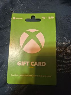 Xbox giftcard