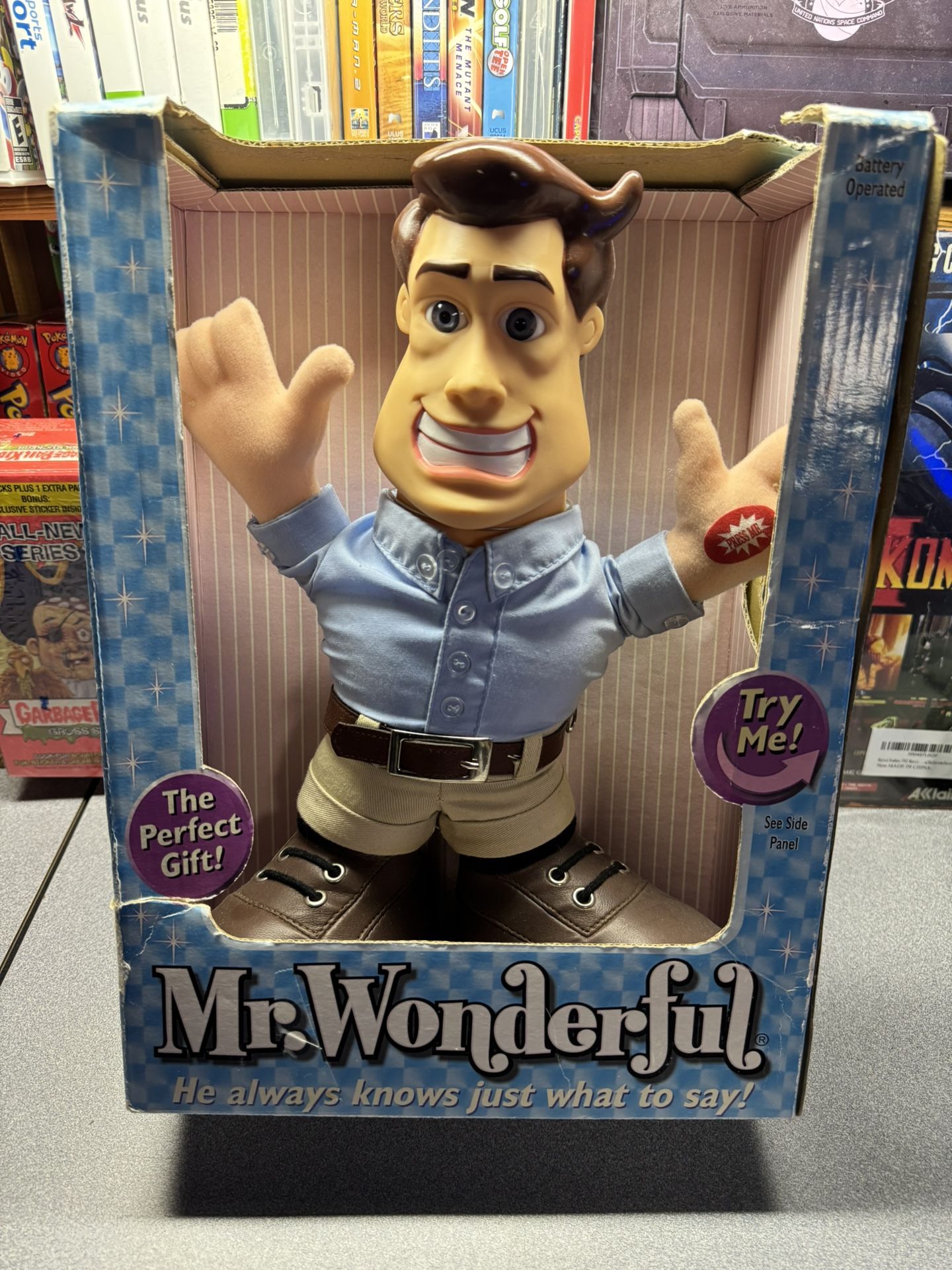 Mr. Wonderful Talking Doll - Funny