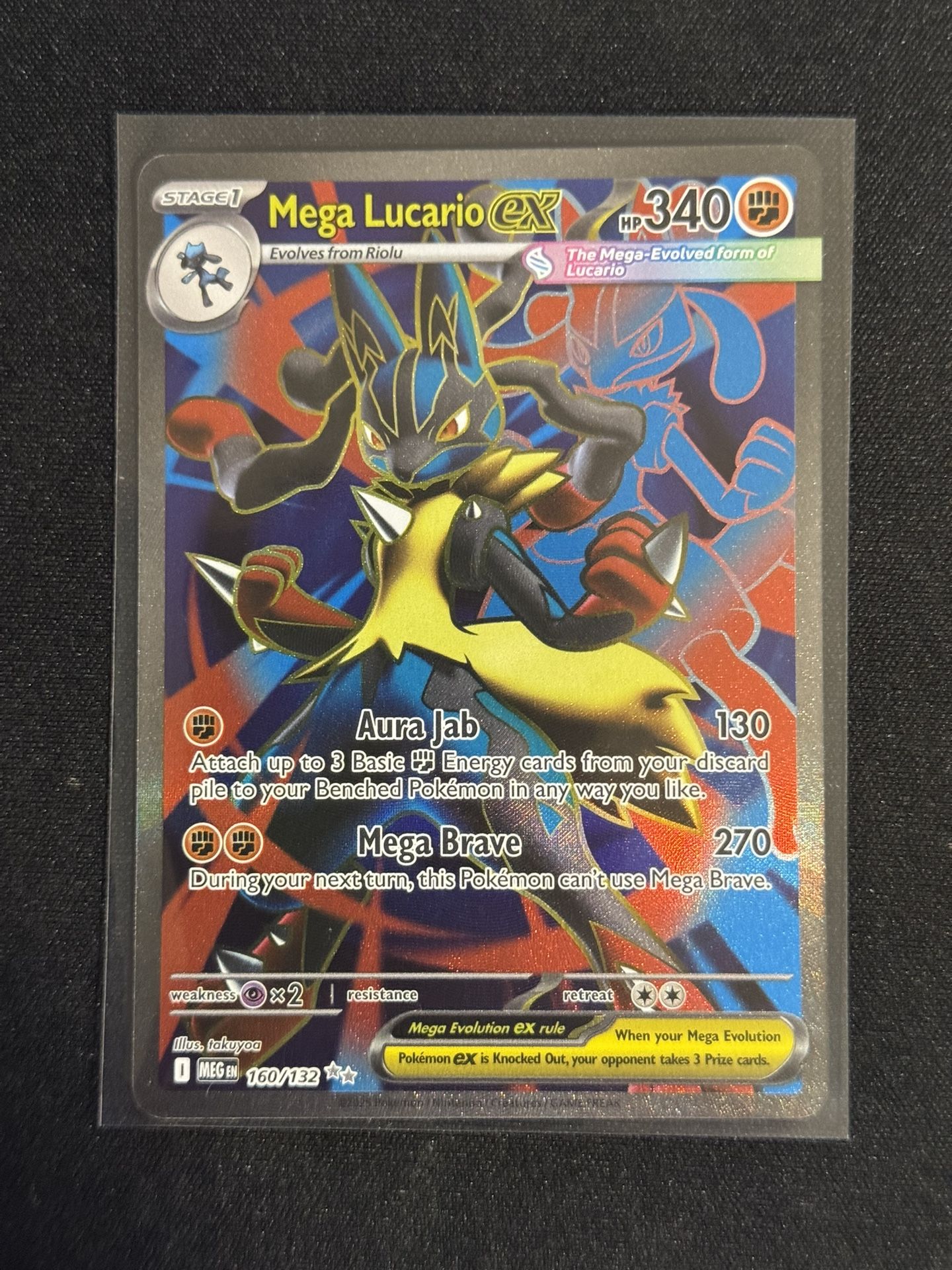 Mega Lucario Ex #160