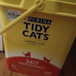 $19 Full Cat Litter Can