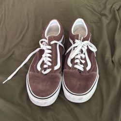 Brown Old School Vans 