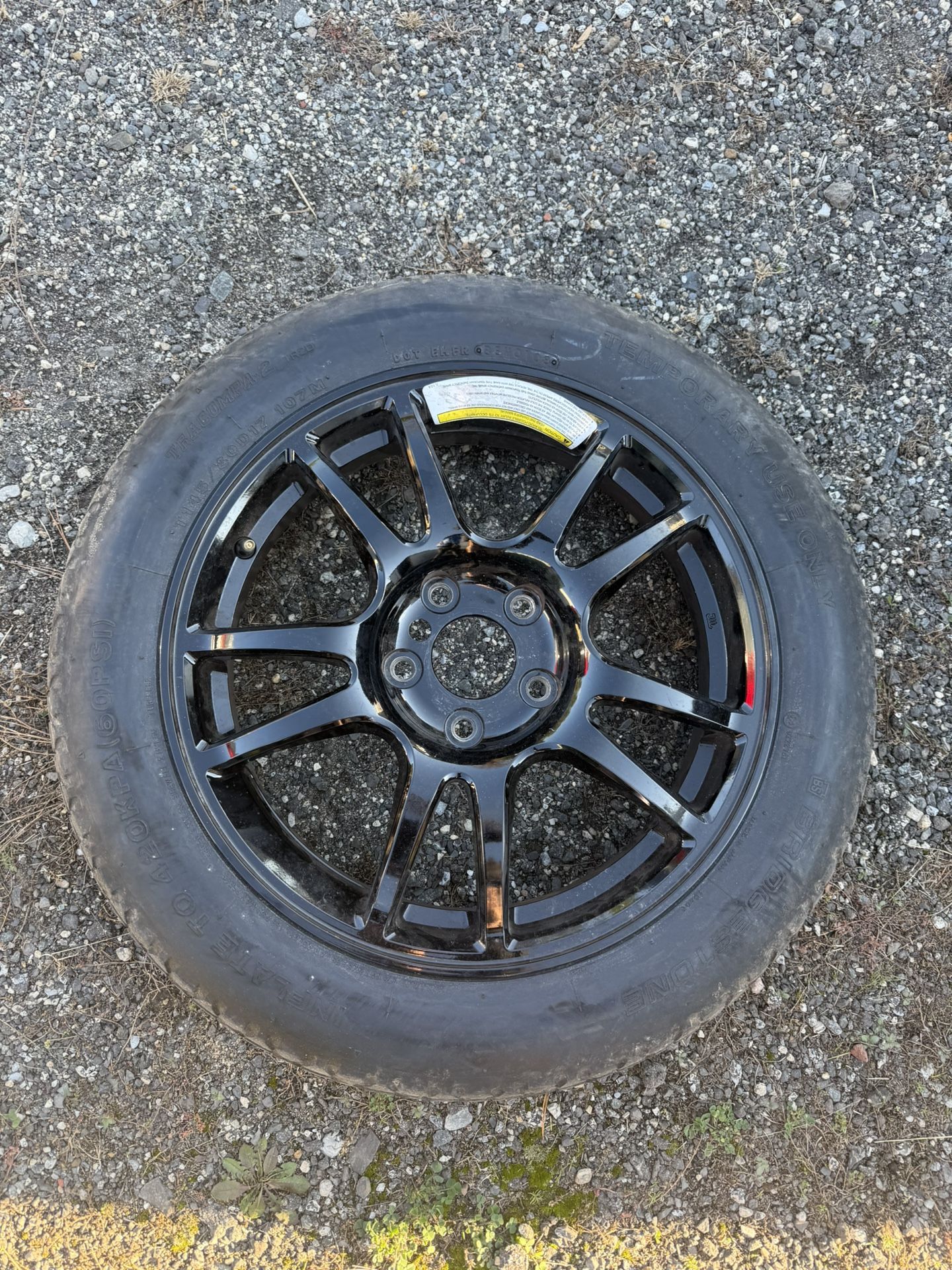 Infiniti G35 G37 Nissan 350z 370z Spare Tire 17x4