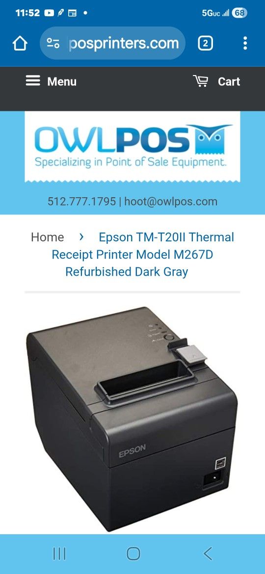 EPSON Printer Para Recibos