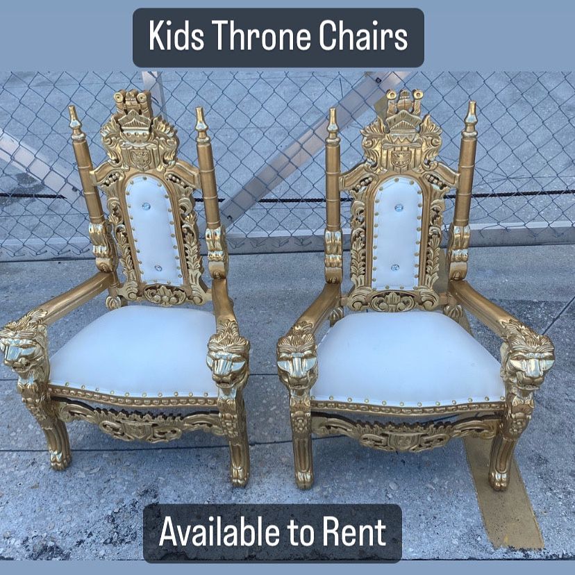 Kids Throne Chairs