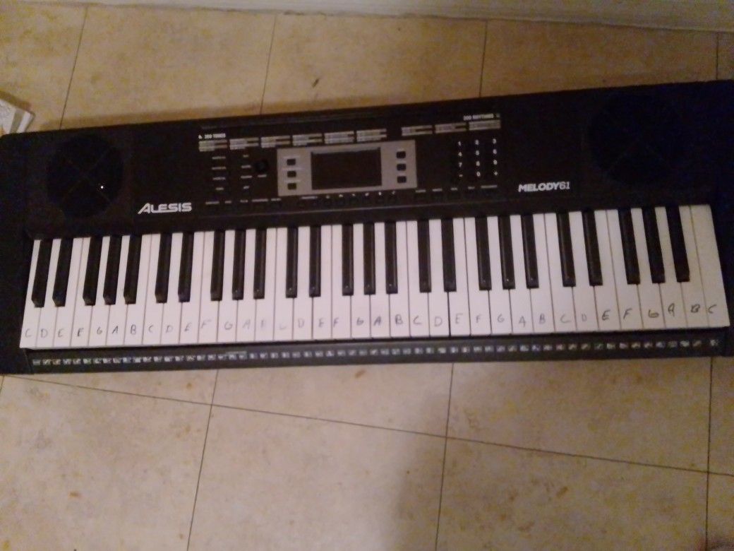 Alesis Melody 61 Keyboard.