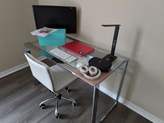Glass Office Desk