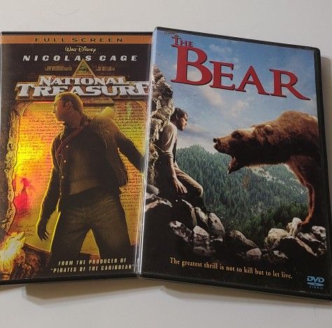 TWO DVD MOVIES - ACTION, DRAMA & ADVENTURE, $1.00 EACH