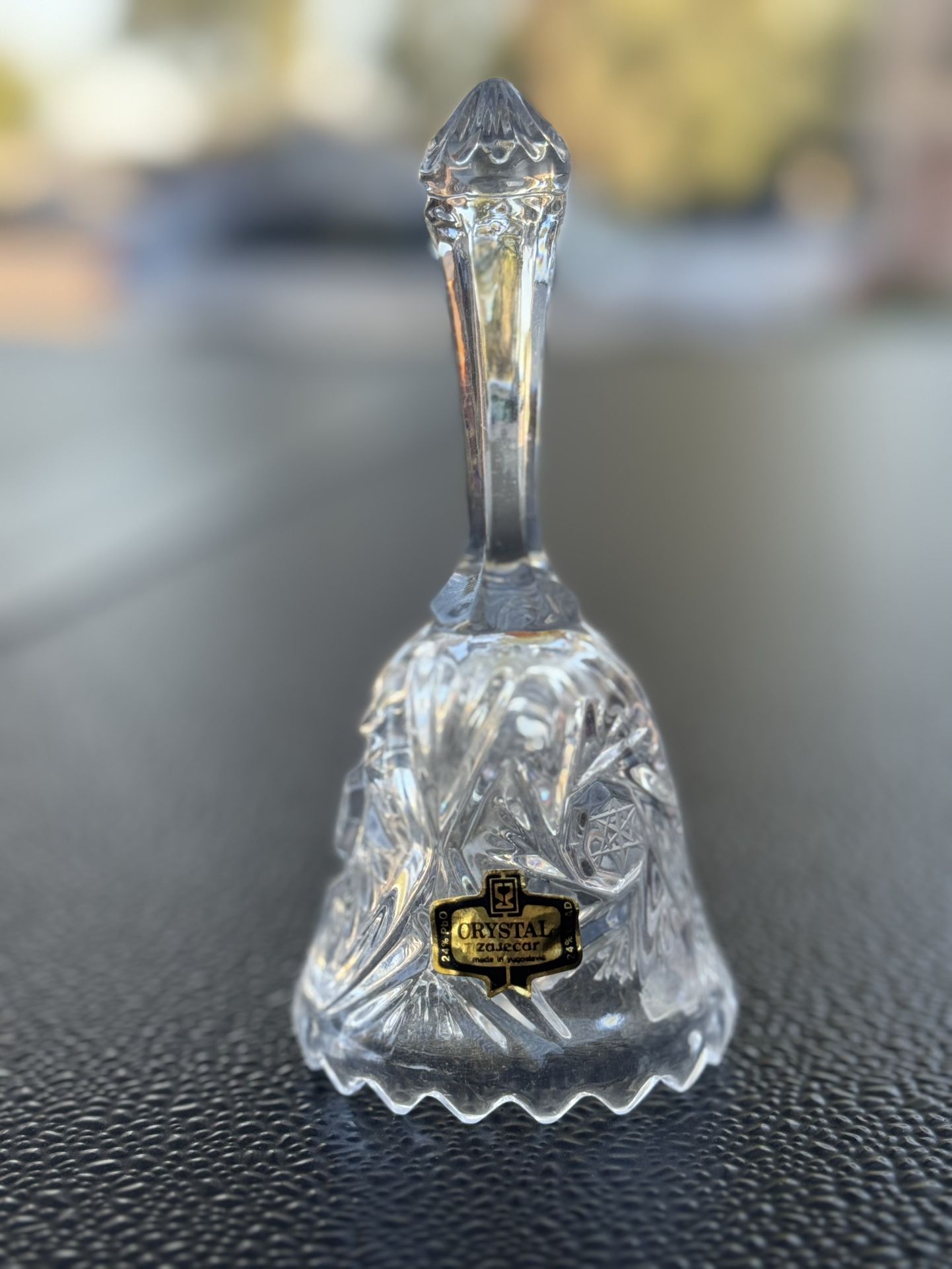 The Vintage Lead Crystal Bell