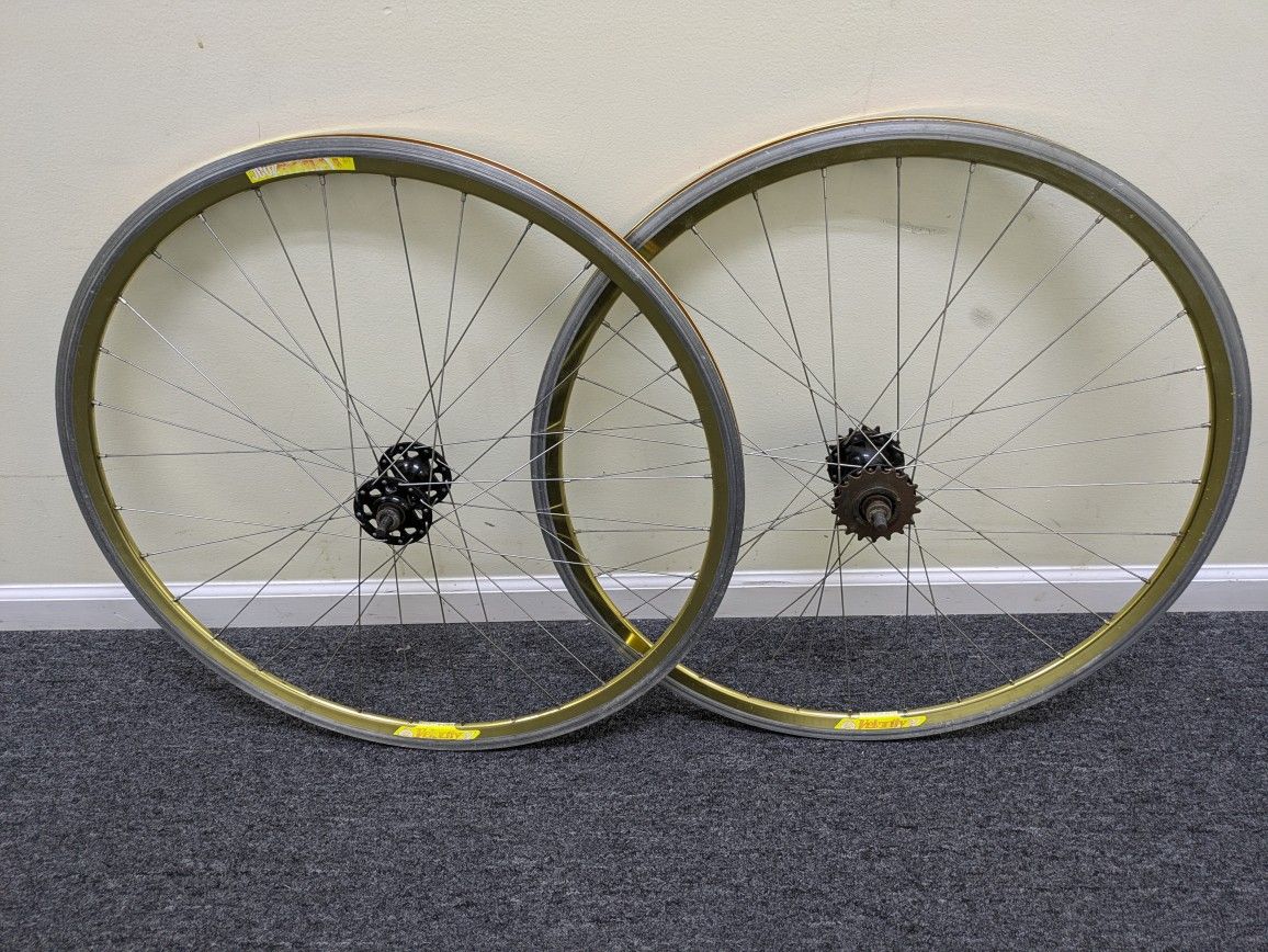 Velocity Deep V Gold Wheel Set 
