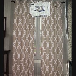Two New 38”x 84”  Grommet Curtain Panels 