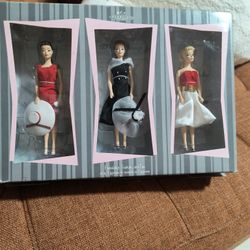 Hallmark Barbie Friendship Fashion Fun 45th Anniversary Figurine Set 2004