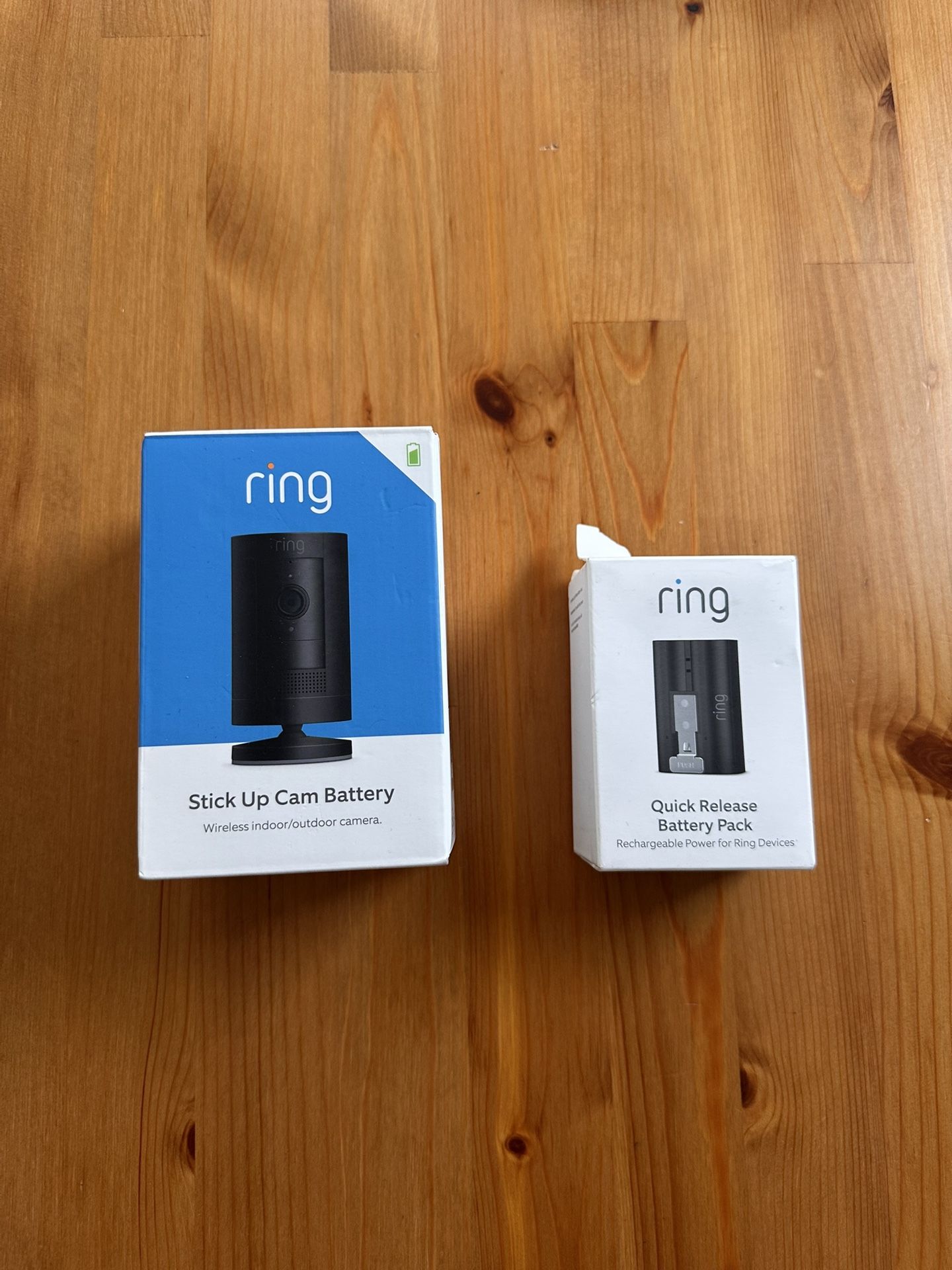 Ring Camera And Extra Battery Charger