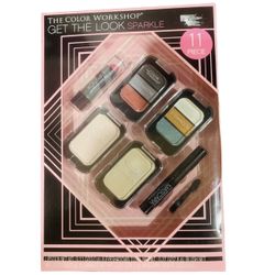 Markwins Make Up Kit 11 Piece Color Workshop Lipstick Eye Shadow Blush Mascara 