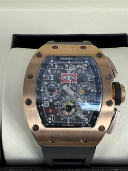 Luxury Skeleton Chronograph Watch – Rose Gold