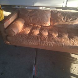 Leather Couch 