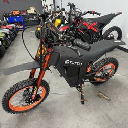 Tuittio Electric Dirt Bike 40MPH! Finance For $150 Down Payment!!