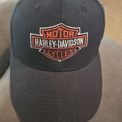 Vintage Harley-Davidson Embroidered Adjustable Hat Cap Navy