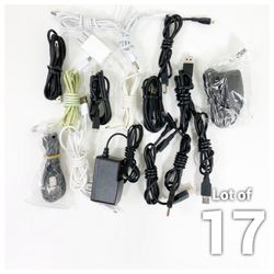 Lot of 17 MICRO USB cords