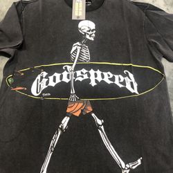 Black Godspeed, Surfer Tee.        S, M, L, Xl,