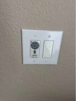 Ceiling fan with wall remote