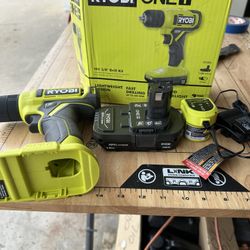 RYOBI ONE+ 18V Cordless 3/8 in. Drill/ Driver Kit with 1.5 Ah Battery and Charger, Item #505a         
