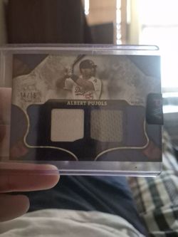 Albert Pujols 14/15 color match..topps tier 1