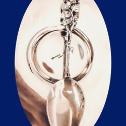 Rino Greggio Baby Spoon 800 Silver Vintage