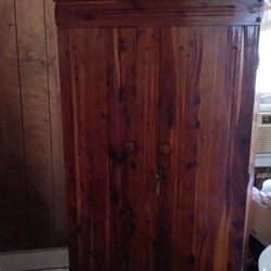 1950s Oakes' Cedar Cabinet