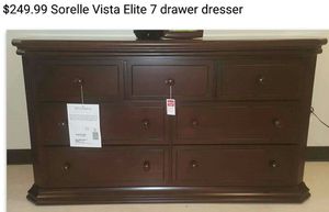 Sorelle Vista Elite 7 Drawer Dresser Available In Espresso