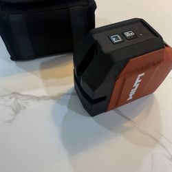 131 ft. PM-2 LG Green Self-Leveling Line Laser Level with (2) AA Batteries