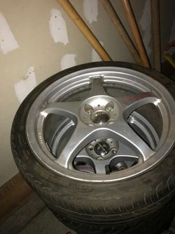 Set of racing rims