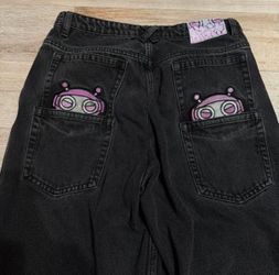 Y2K limited edition alien baggy pants