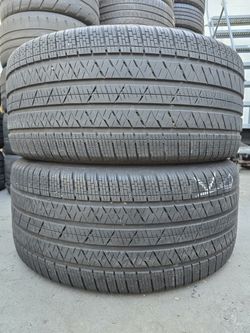 (2) 295 45 20 Hankook Tires 