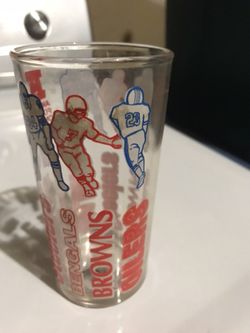 Vintage NFL glass
