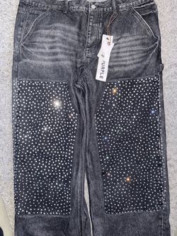 Purple jeans size 40