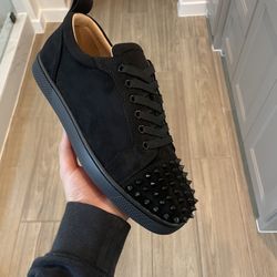 Suede Red Bottoms Size 10