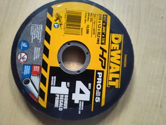 DeWalt HP cutting wheel 1/2 inch x 7/8 pack of 5