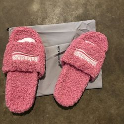 Pink Balenciaga Slide