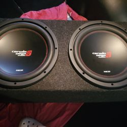 One Box For 2 12s Subwoofers Subwoofers Not Included No Low BALLERS
