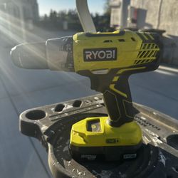 Ryobi Drill With Back Up Battery 